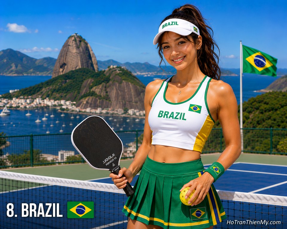 Người mẫu concept quốc gia Brazil trong bộ ảnh thể thao